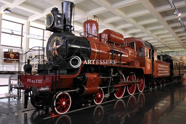 The Museum-pavilion «Lenin′s Funeral Train»