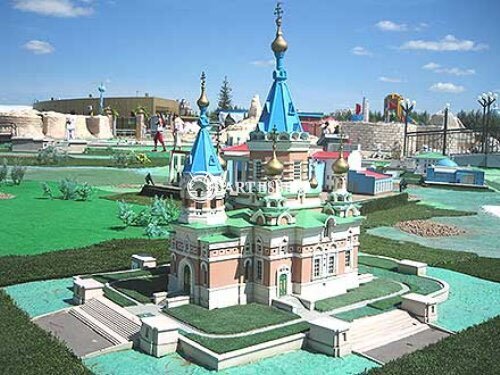 Ethno-memorial complex Map of Kazakhstan Atameken